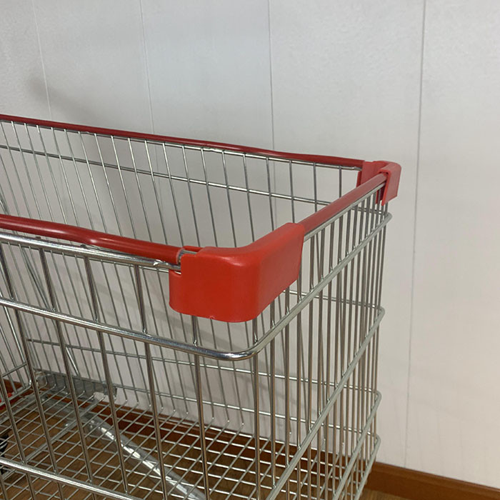 210L Variety Store CE Certificate Elevator Wheel Steel Shopping Cart