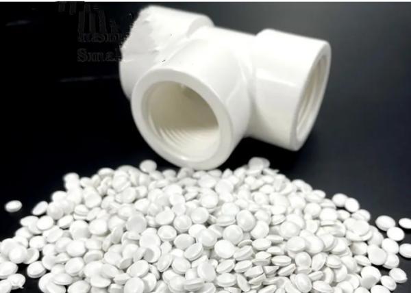 Buy cheap Rigid PVC Granules For Pipe Fittings Rigid Glossy Small Bend Sewage Plain Drawn Fittings PVC Pipe Compound from wholesalers