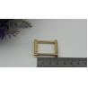 Buy cheap Customized zinc alloy gunmetal color 25 mm metal square ring buckle for bags from wholesalers