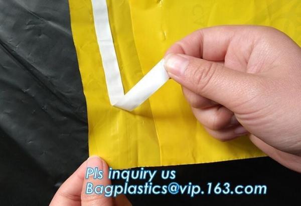 Buy cheap Adhensive tape bag, self seal bagsYellow/red/black biohazard infectious/medical waste bag/liner with drawcord/drawstring from wholesalers