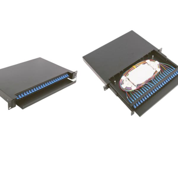 Buy cheap 19 Inch 1U Rack Mount Enclosure 430x200x46mm 24 Ports from wholesalers