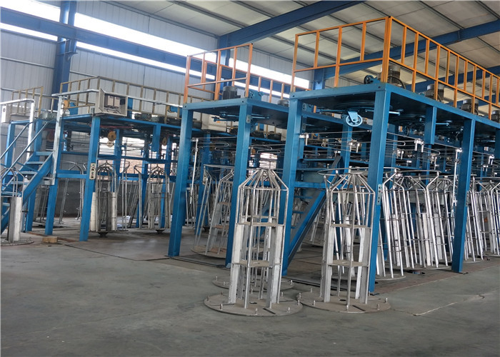 Silver Q195 Low Carbon Wire Galvanizing Line Running Smoothly For Construction Field
