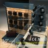 Buy cheap Wholesale custom floor wood bag display rack lesther display showcase for bag and shoes from wholesalers