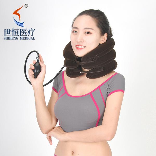 Buy cheap Medical cervical traction inflatable air neck traction collar covers from wholesalers