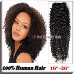 Kinky Curly Indian Virgin Hair Extensions Tangle - Free 14 Inch AAAAA Grade
