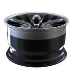 Chevrolet Corvette 2 Piece Forged Rims Wheels C8 Staggered 21inch Black Hyper