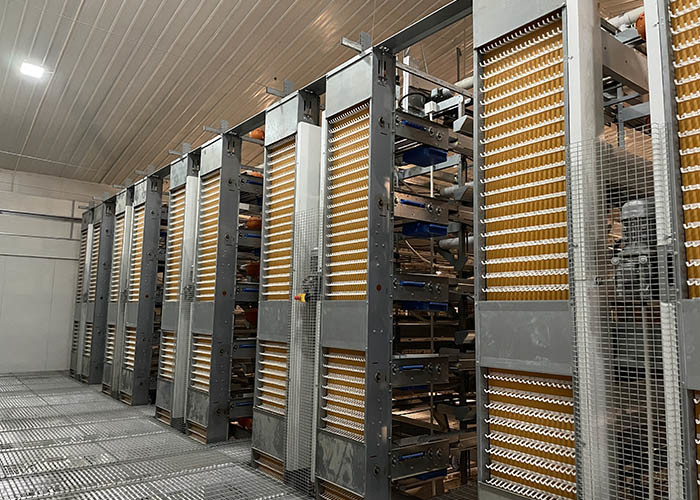 H Frame Layer Chicken Cages 25.5'' Depth Broiler Battery Cage System