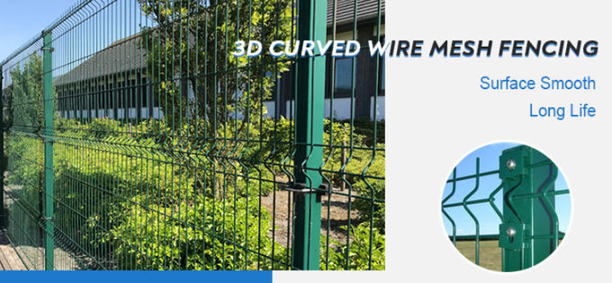 Galvanized 3D Triangle Bending Fence For Farm 4.0mm*50*200mm Anticorrosion