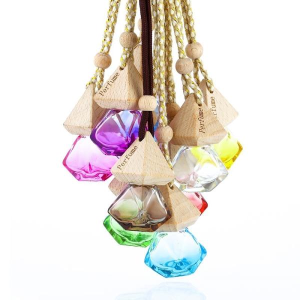 Essential Oil Diffuser Aromatherapy Air Freshener Colorful Glass Empty Car