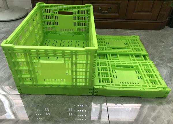 Buy cheap Food Grade Fruit And Vegetable Plastic Crates Virgin PP 300mm Height from wholesalers