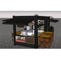 Buy cheap 20ft 40ft Design Tiny Fast Food Store Prefab Shipping Container Coffee Shop Cafe product