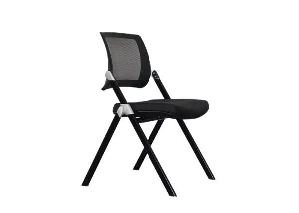 Buy cheap Black PU Caster Plastic Cup Holder Ergonomic Folding Office Chair from wholesalers