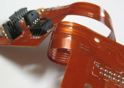 TG135 Rigid Flex PCB Prototype ENIG 6 Layers PCB LPI Solder Mask