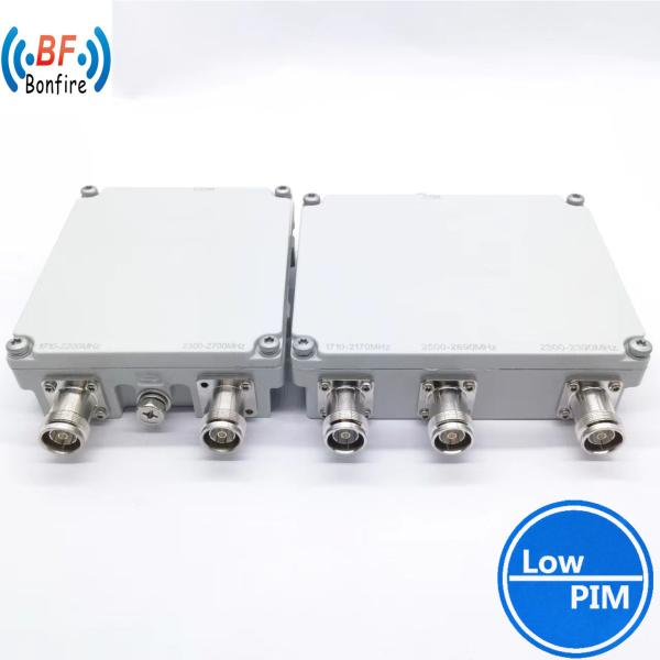 1710-1880/1920-2690MHz RF Twin-Diplexer Double Unit for Indoor/Outdoor IP65
