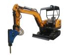 Portable Crawler Excavator 2.2 Ton Mini Digger Excavator White Black