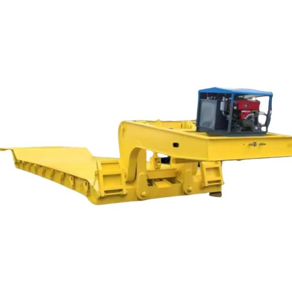 3 Axle 60 Ton Lowbed Semi Trailer Detachable Removable Gooseneck Lowboy Trailer
