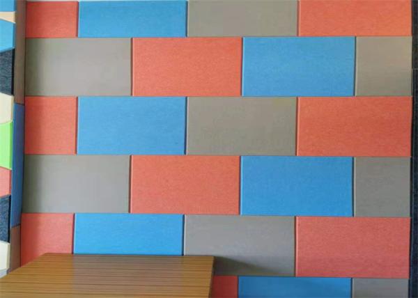 Buy cheap Office 3D PET Acoustic Panel , Decorative Sound Absorbing Wall Panels from wholesalers