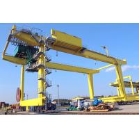Buy cheap 50T Movable Shipping Container Crane , RMG Rail Mounted Gantry Crane product