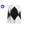 Buy cheap Big Diamond Pattern Womens Knit Pullover Sweater Oversize Colleague Jumper from wholesalers