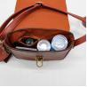 Buy cheap 7cm Red Leather Crossbody Purse 124cm Strap One Handle Shoulder Bag from wholesalers