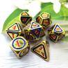 Buy cheap DND RPG Solid Metal Dice Suits Electro Swimming Technology Wandering Earth from wholesalers