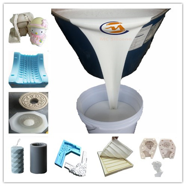 White Tin Cure Silicone Rubber For Molds Making Liquid Silicone