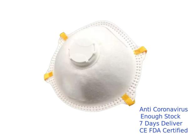Ffp1v Valved Dust Mask With Adjustable Aluminum Nose Clip Non Woven Fabric