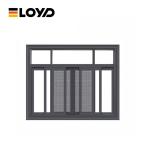 Aluminium Metal Building Commercial Horizontal Sliding glass Windows Replacement