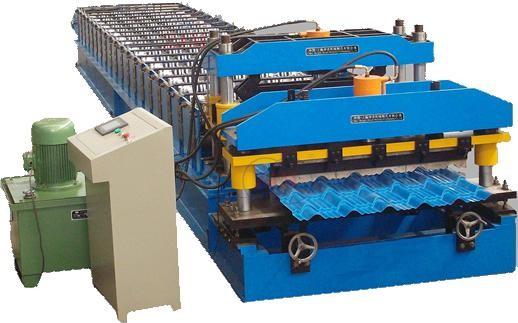 Quality Hydraulic Power Automatic Metal Roofing Sheet Glazed Tile Making Machine 5 Ton Manual Decoiler for sale