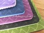 No Smell Custom Print Double Layer EVA Foam Sheet Eco Anti Slip TPE Yoga Mat