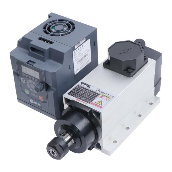 24000RPM 2.2KW 220V 380V ER20 80mm Air Cooled Spindle Kit for Woodworking