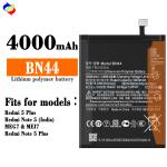Stock and Double IC Protection BN44 Battery for Xiaomi Redmi 5 Plus 4000mAh 3