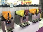 220V Commercial Slush Machine Frozen Drink Maker With 2 Tank Single Phase