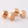 Buy cheap Black Color Unique Mens Stud Earrings Stainless Steel Body Piercing Jewelry Barbell Earrings from wholesalers