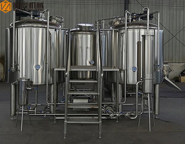 10HL Industrial Beer Brewing Equipment Stainless Steel Full Set Auto / Manual