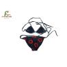 Buy cheap Red Circle Womens Bikini Swimsuits , Drawsting American Apparel Sublimation Bikini from wholesalers
