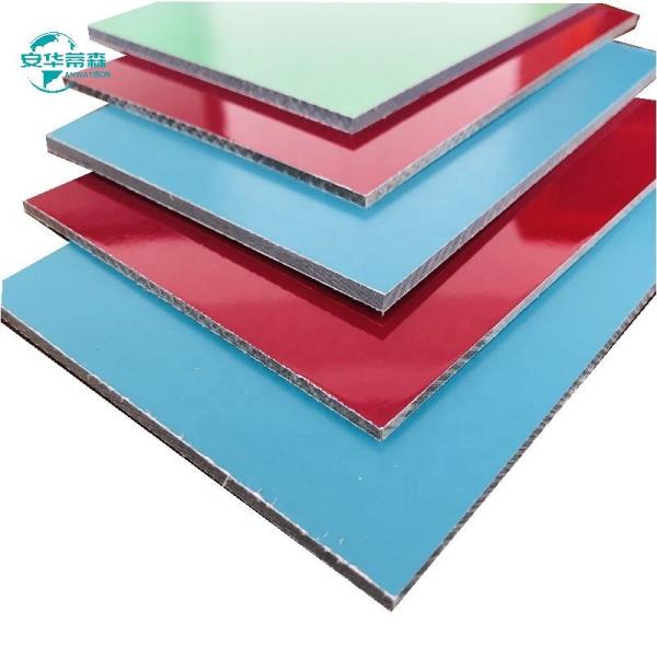 Buy cheap Glossy Aluminum Composite Panel / 3mm Acp Sheet For Decoration from wholesalers