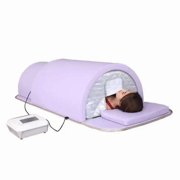 Buy cheap Premium Zero Portable Infrared Sauna Dome 3 Zone Thermal Jade Germanium Stone from wholesalers