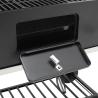 Buy cheap Outdoor Black Iron Steel Trolley Charcoal Grill 167.5*69*108 cm from wholesalers
