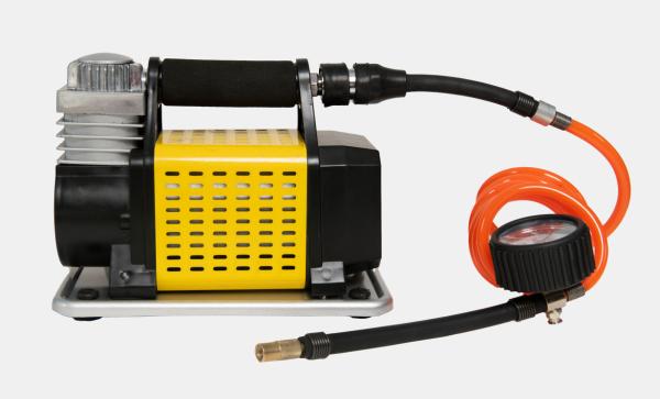 Buy cheap Portable Car Tyre Inflator With Metal Pressure Gauge And Hose from wholesalers