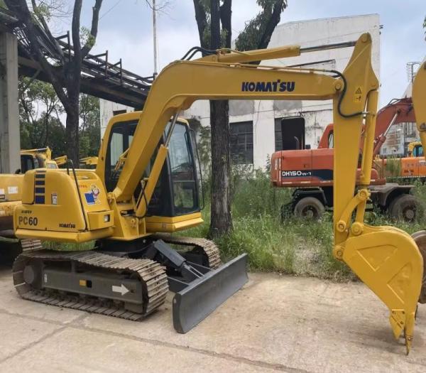 Buy cheap Japan six tons of second-hand strong power mini Komatsu crawler excavator PC60-7 from wholesalers