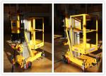 Easy Loading Vertical One Person Lift , 7.6 M Platform Height Hydraulic Aerial