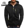 Buy cheap Cropped Moletons Hooded Fitness Slim Fit Jogger Sweat-shirt Bluza Casual Zipper Sweatshirts Mens Outerwear Pullover from wholesalers