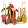 Buy cheap flower carrier bag cheap brown paper flower bag handle bag,Portable Bouquet Flower Carrier Gift Packing Paper Bag bageas from wholesalers