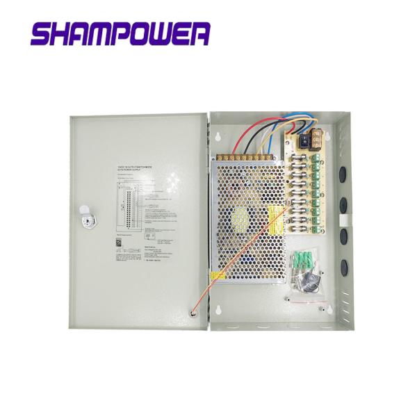 Buy cheap IP65 outsaid 12V20A 9CH 250W CCTV Switching Security Monitoring Power Supply for Camera from wholesalers