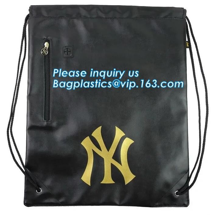 Soft Best Selling Pu Leather Drawstring Bag,PU Leather Earphone Headphone Drawstring Pouch Bag, Bagease, Bagplastics