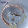 Buy cheap 100mm Oil Thread Chromed Bourdon Tube Type Pressure Gauge Bottom Mount from wholesalers