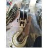 Buy cheap Casting Steel 50KG Hoisting Tackle Sheave Hoist Sheave from wholesalers