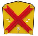 A 5052 470*423*130mm Warning Light Sign