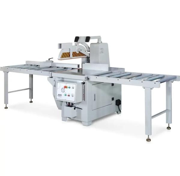 MJ276 high speed 500mm cutting width precision pneumatic timber wood log cut off